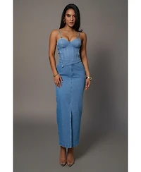 Jluxlabel Adana Denim Skirt