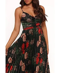 Petal and Pup Women's Naira Pleated Maxi Dress