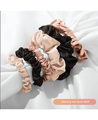 Night Assorted Satin Scrunchies 6-pack