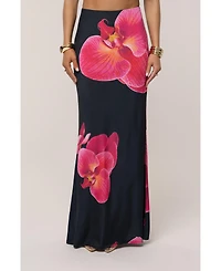 Jluxlabel Women's Floral Radiance Maxi Skirt