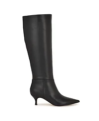 Nine West Women's Somas Tall Kitten Heel Boots