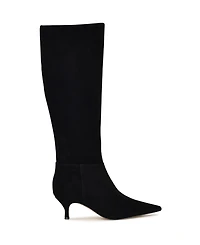 Nine West Women's Somas Tall Kitten Heel Boots