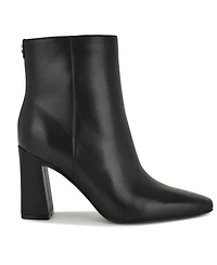 Nine West Women's Reraye Flared Block Heel Ankle Booties