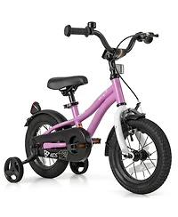 Kids Bike 12-Inch Children Training Bicycle with 2 Brake for 3-8 Years Old