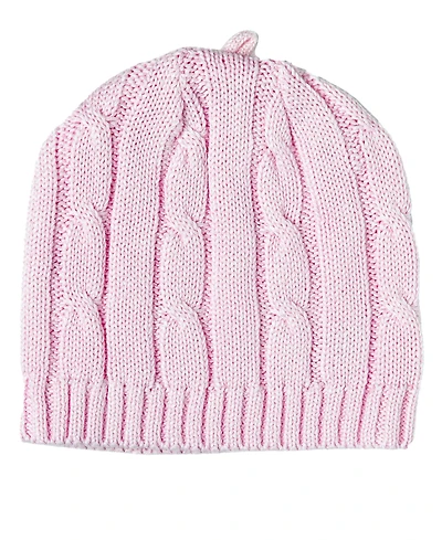 Baby Girls Cable Knit Beanie Hat