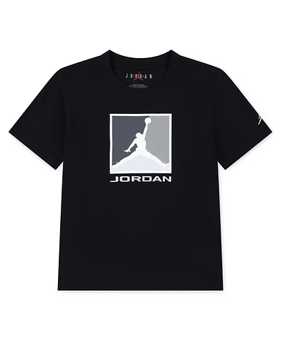 Jordan Toddler and Little Boys Flight Essentials Boxed Logo 3.0 T-Shirt