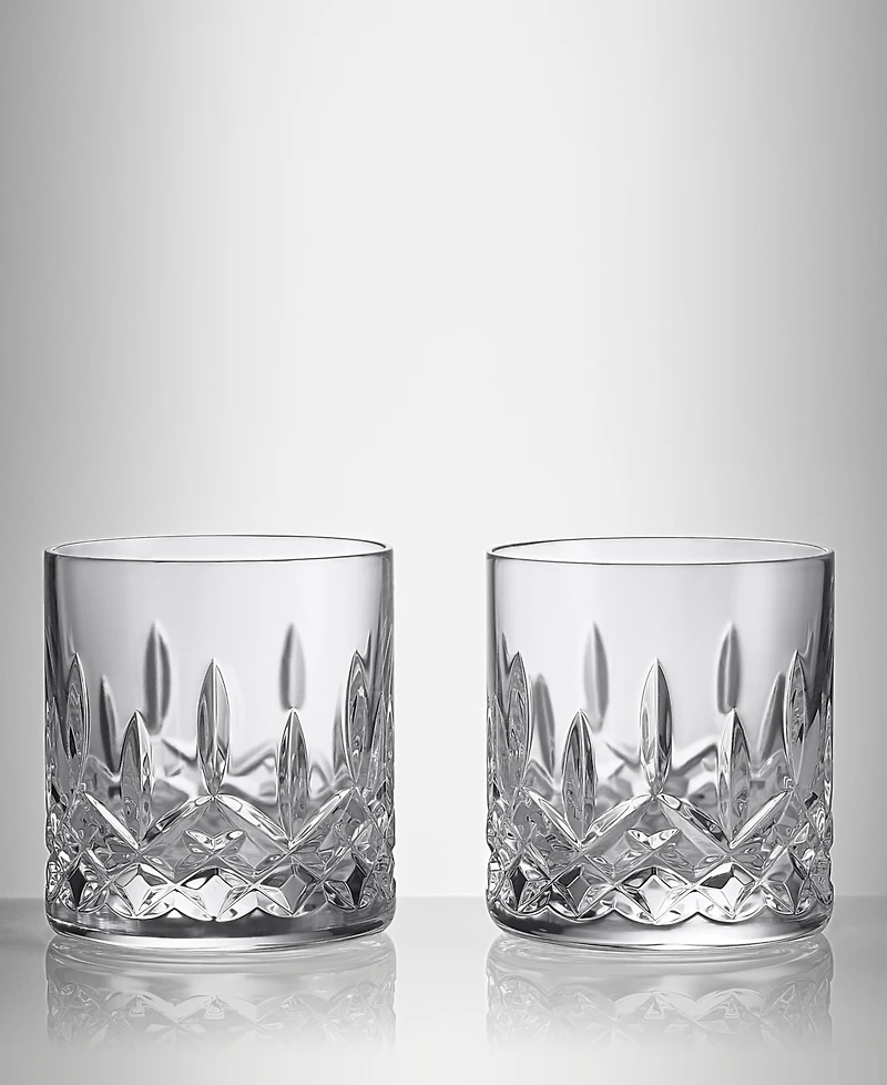 Waterford Connoisseur Lismore Straight Sided Tumbler 6oz, Set of 2