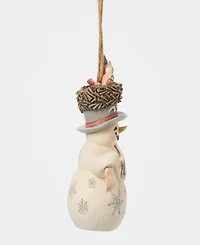 Jim Shore Wdlnd Dated 2025 Snowman Ornament