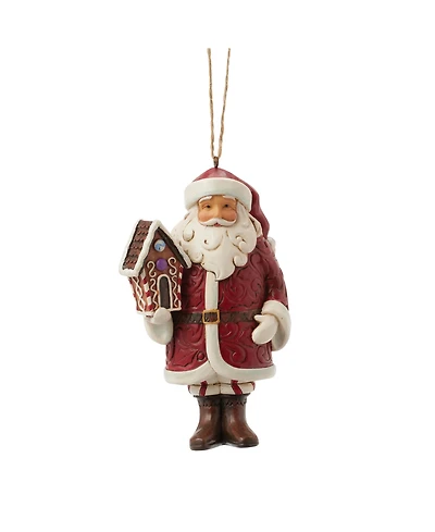 Jim Shore Gingerbread Santa Ornament