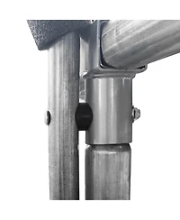 Yescom Universal Trampoline Replacement Enclosure Poles Accessories with Clamp and Hardware Fits 6 Straight Poles Trampoline