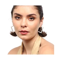 Sohi Geometric Hoop Earrings
