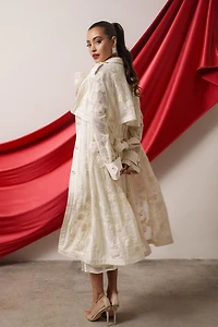 Jluxlabel Floral Embroidered Coat