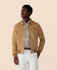 Furniq Uk Men's Men s Suede Bomber Jacket, Created for Macy