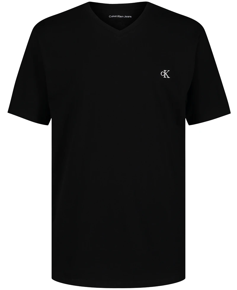 Calvin Klein Big Boys Monologo V-Neck T-Shirt
