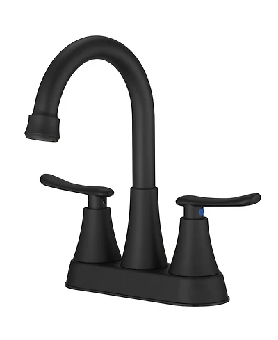 Greenspring 4 in. Centerset 2-Handle High-Arc Bathroom Faucet in Brushed Nickel