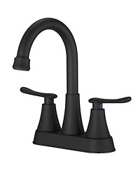 Greenspring 4 in. Centerset 2-Handle High-Arc Bathroom Faucet in Brushed Nickel