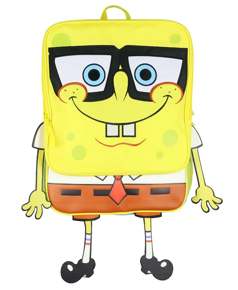 SpongeBob SquarePants Backpack Character Design 3D Arms and Legs Funny School Travel Bag