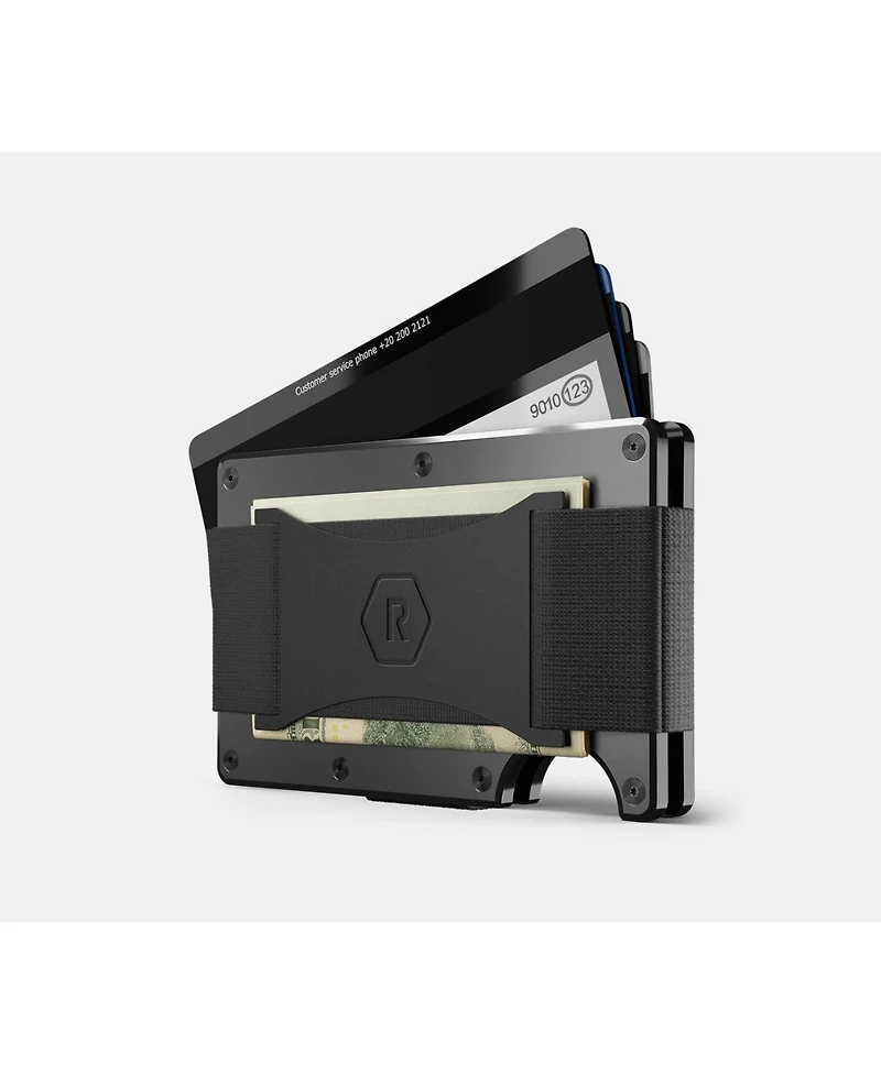 The Ridge Men's Ridge Wallet - Gunmetal - Money Clip