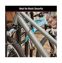Outdoor Bike Lock Cable with Combination, 4ft Black, 8143D