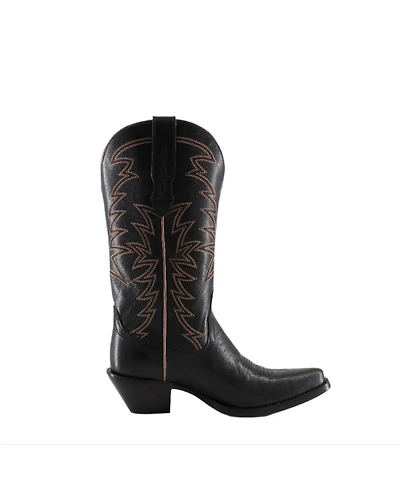 Isabella Leather Cowgirl Boots - Stylish Western Footwear & Comfort By Buck Brana
