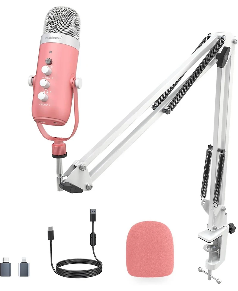 ZealSound Gaming Usb Microphone k66p-s and d65p Furry Cover