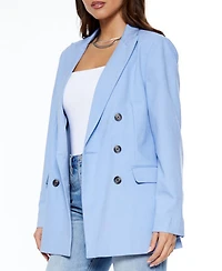 blue revival Women's Boyfriend Blazer
