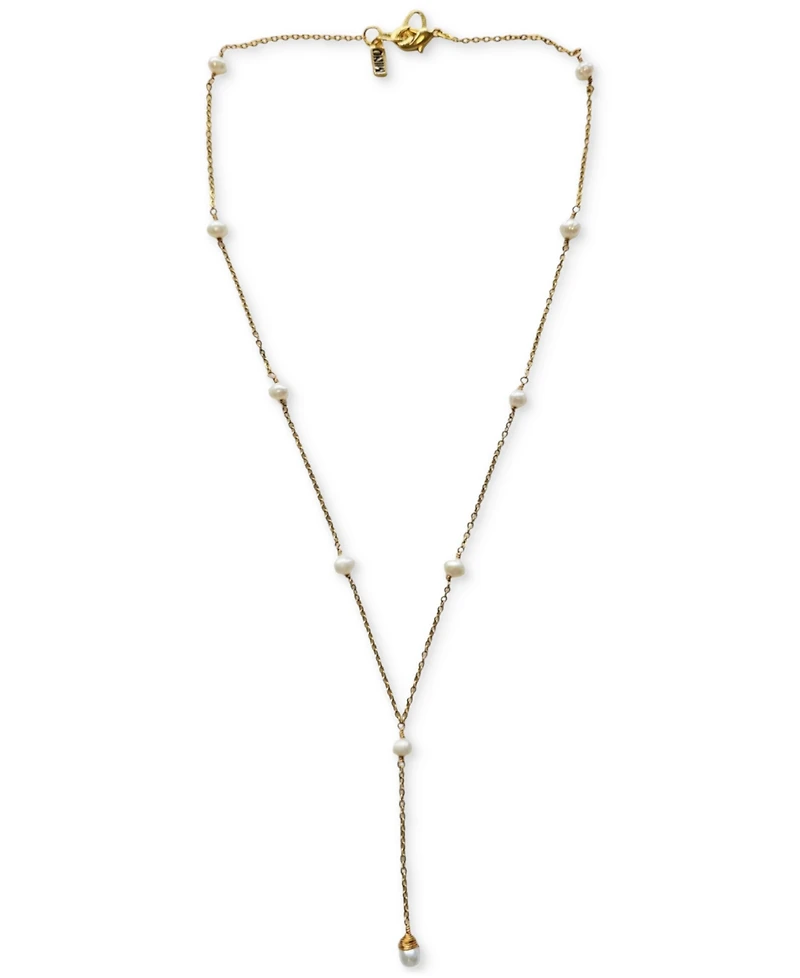 Minu Jewels Freshwater Pearl 18" Lariat Necklace