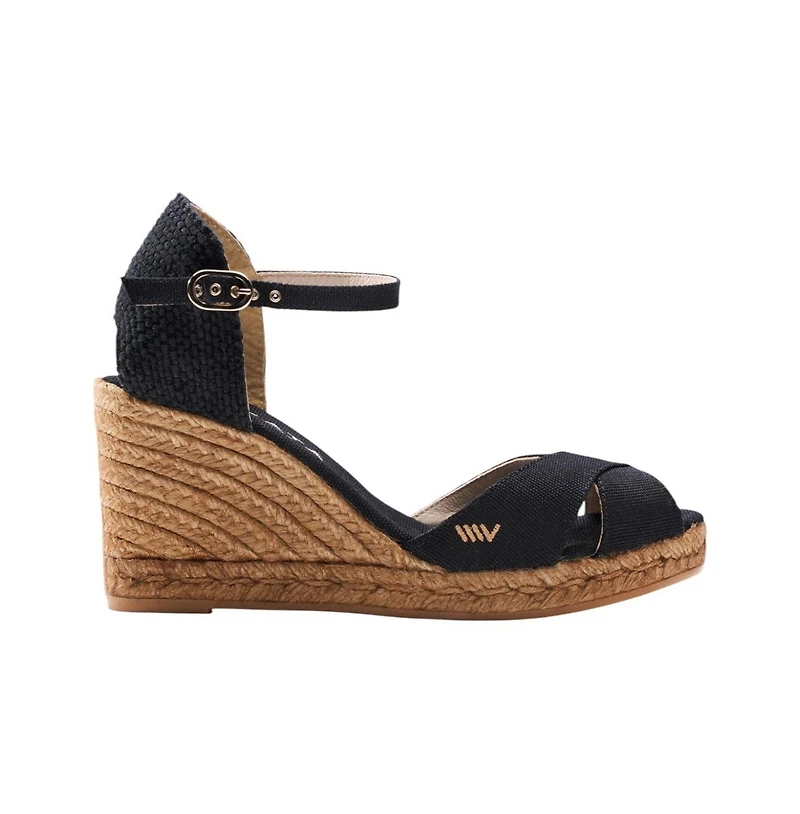 Aiguablava Canvas Espadrille Sandal Wedges