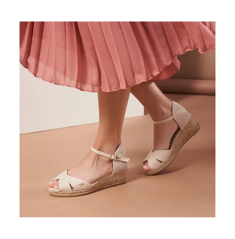 Salina Canvas Espadrille Sandal Wedges