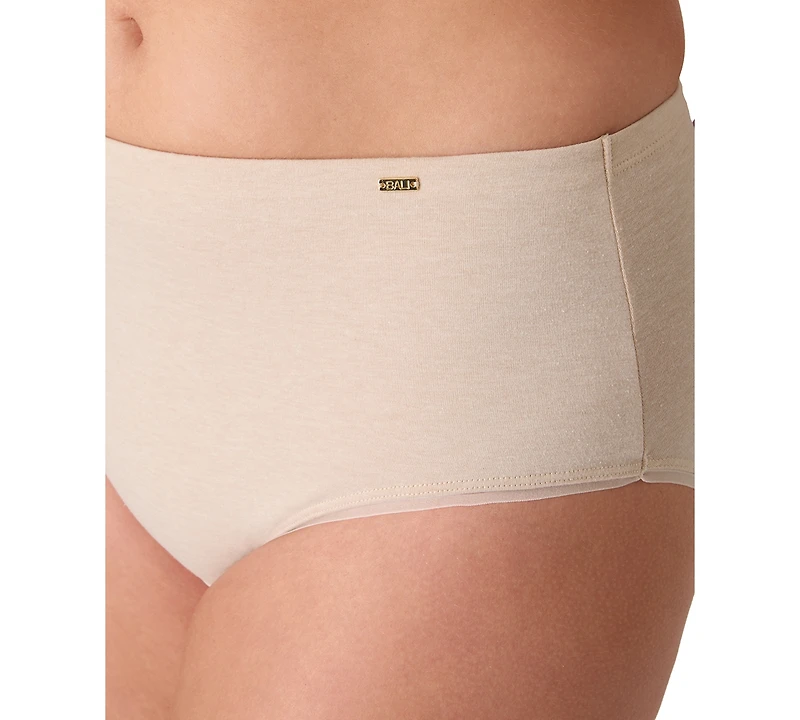 Bali Women's Lux Cotton Essentials Brief Underwear Dflebf