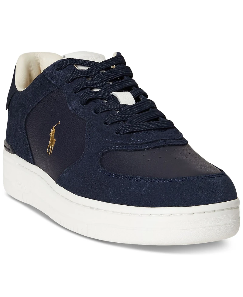 Polo Ralph Lauren Men's Masters Court Leather & Suede Sneakers