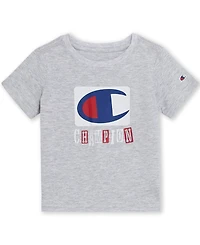 Champion Baby Boys 3-Piece Short Sleeve T-Shirt, Hoodie and Joggers Set