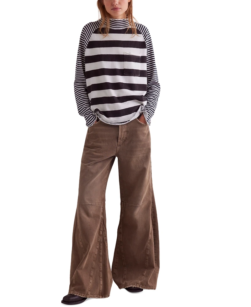 Free People Women's Punk Playful Turtleneck Top