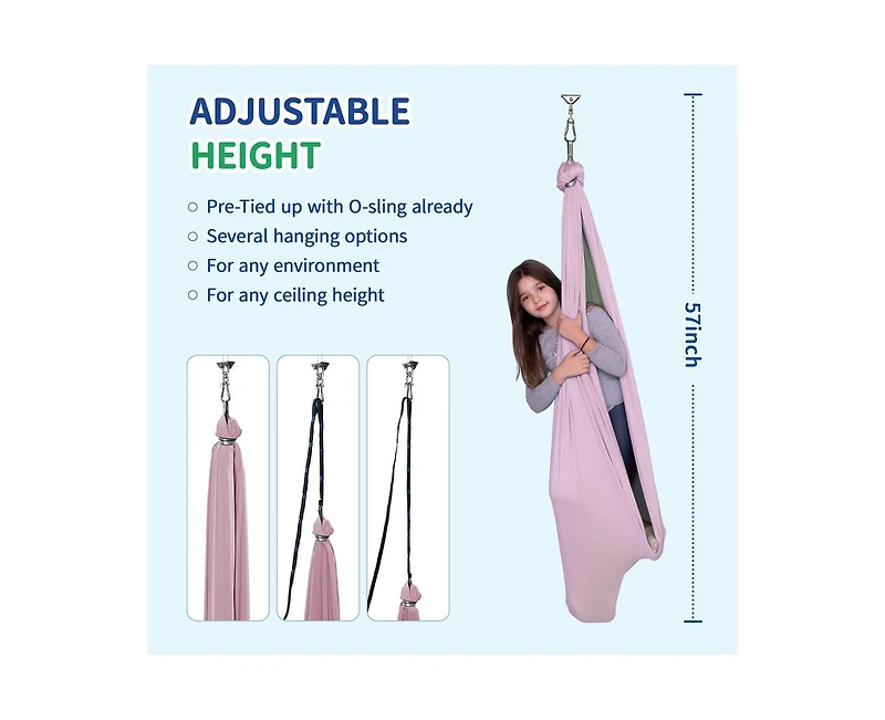 Outree Sensory Swing for Kids with 360° Swivel
