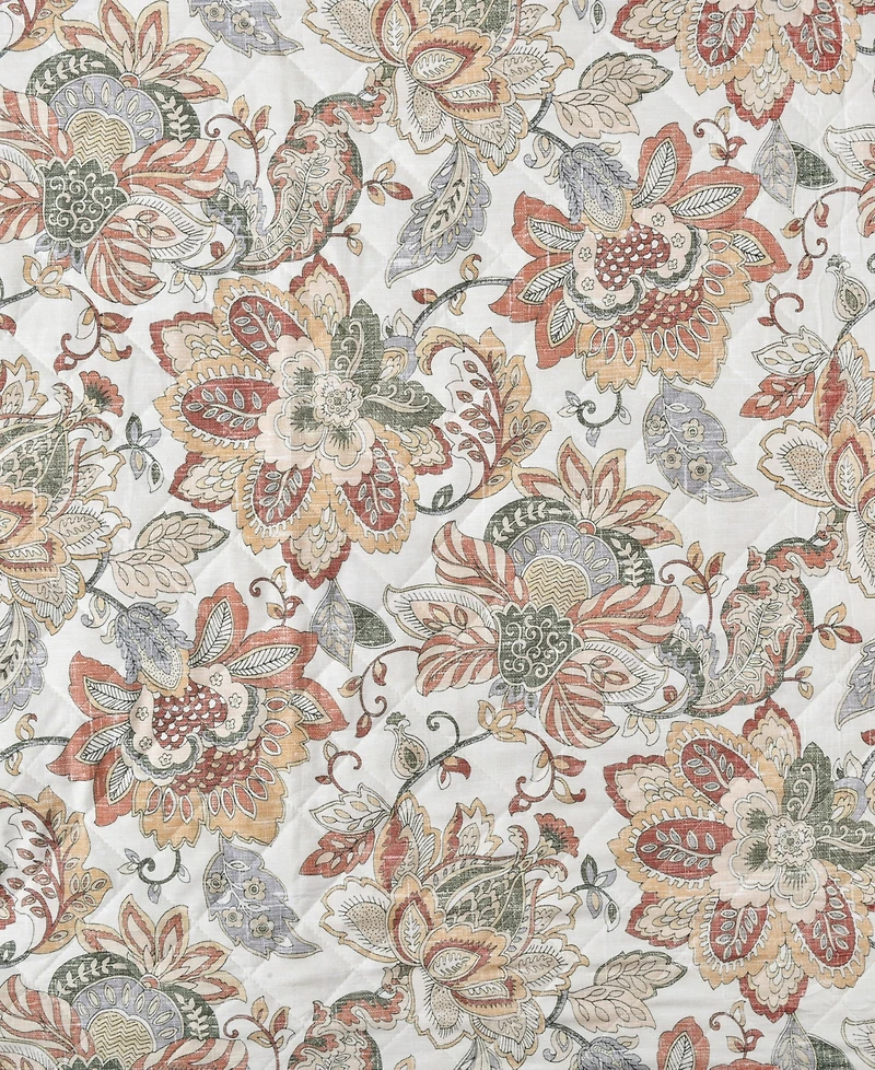 Royal Court Janessa Jacobean 3-Pc. Quilt Set, Twin/Twin Xl