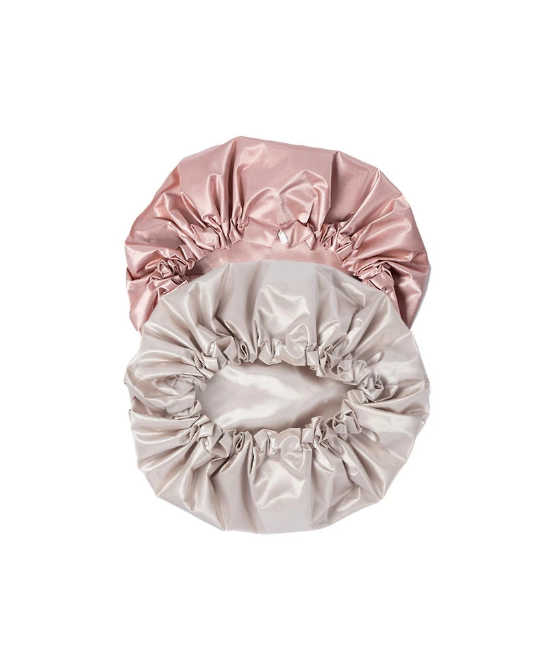 Night 2-pack Satin Shower Cap