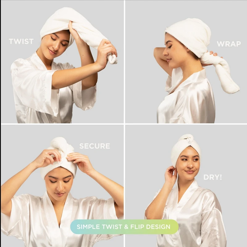 Night Quick Dry Hair Wrap