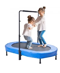 Slickblue Portable Foldable Mini Toddler Trampoline Indoor Outdoor Kids Bounce Toy