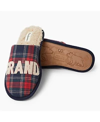 Dearfoams Men's Carson Grand Bear Grandpa Scuff House Slipper