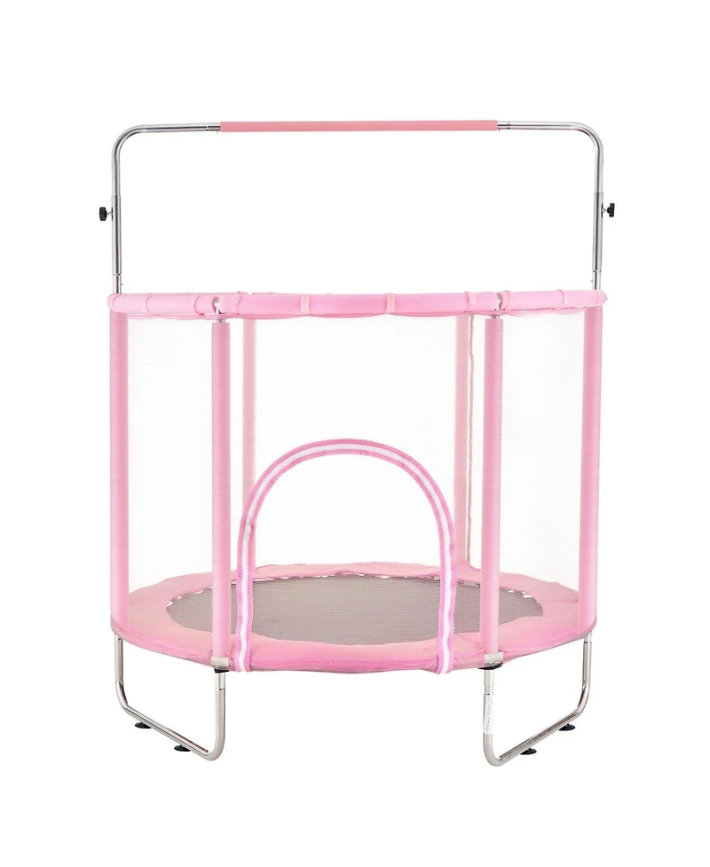 Slickblue Trampoline for Kids Mini Toddler Trampoline with Net Indoor Outdoor