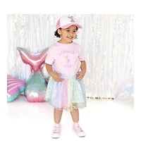 Sweet Wink Baby Girls Rainbow Mermaid Tutu Skirt