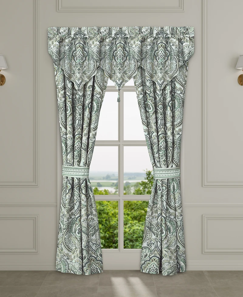 J Queen New York Nico Window Ascot Valance, 40" x 21"
