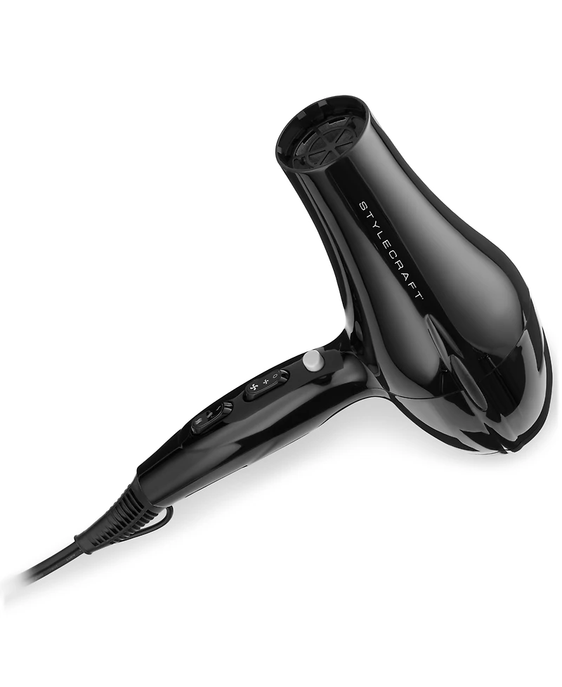 StyleCraft Professional Stay-Temp Ionic Hair Dryer