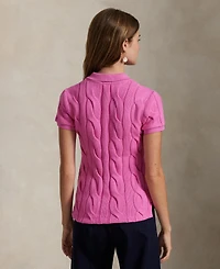 Polo Ralph Lauren Women's Cable-Knit Cotton Shirt