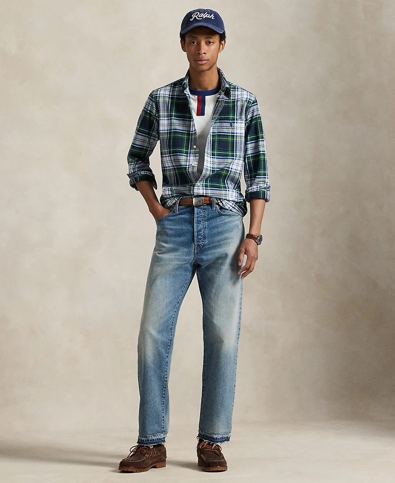 Polo Ralph Lauren Men's Classic-Fit Plaid Oxford Shirt