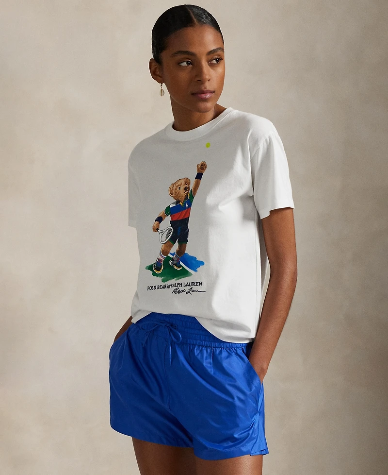 Polo Ralph Lauren Women's Us Open Polo Bear Jersey Tee
