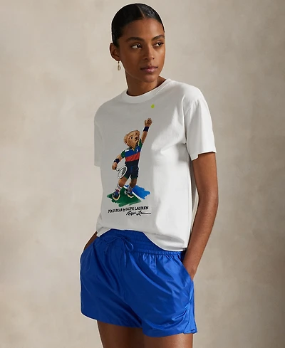 Polo Ralph Lauren Women's Us Open Polo Bear Jersey Tee