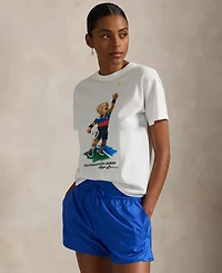 Polo Ralph Lauren Women's Us Open Polo Bear Jersey Tee