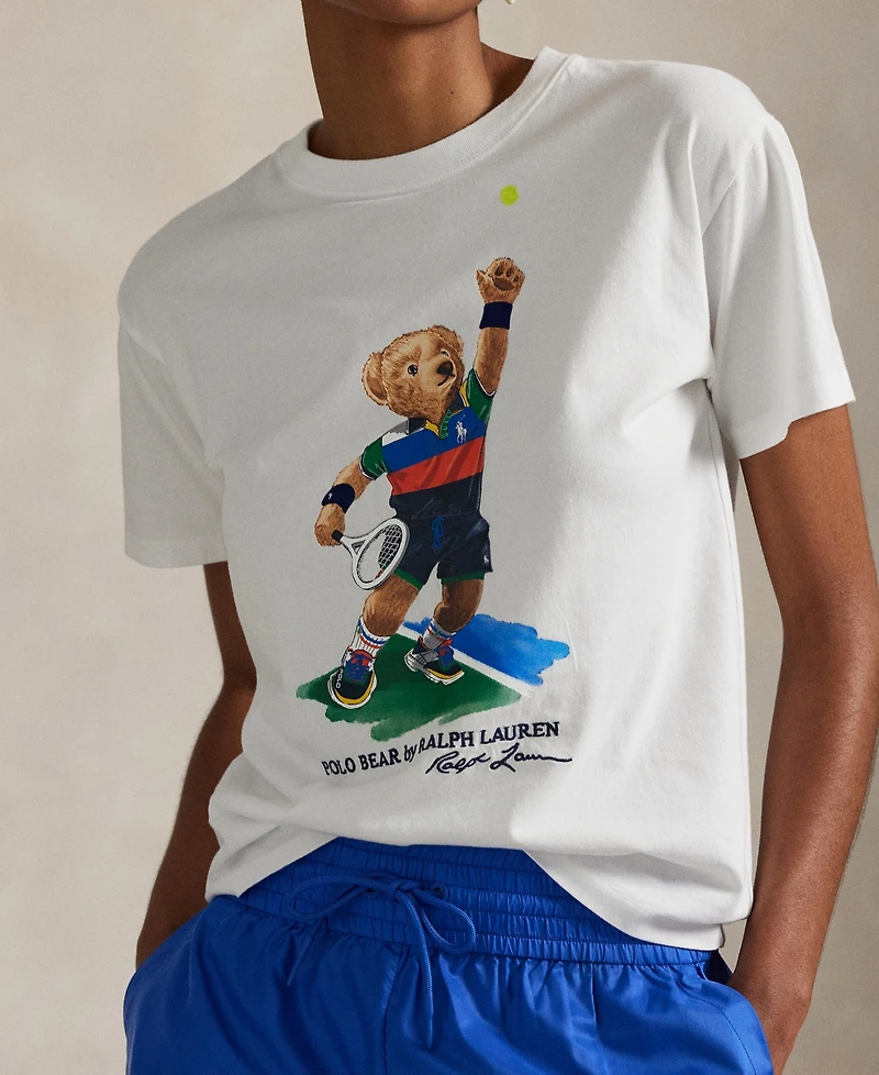 Polo Ralph Lauren Women's Us Open Polo Bear Jersey Tee