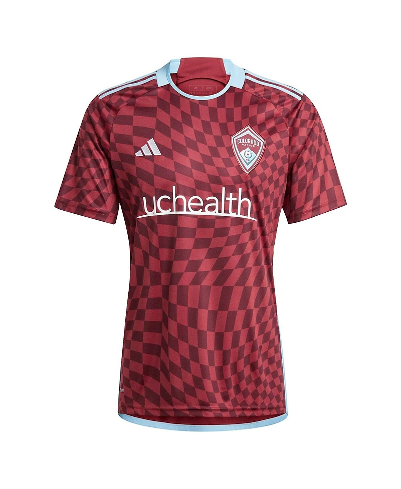Adidas Men's Djordje Mihailovic Burgundy Colorado Rapids 2024 One Flag Kit Replica Player Jersey